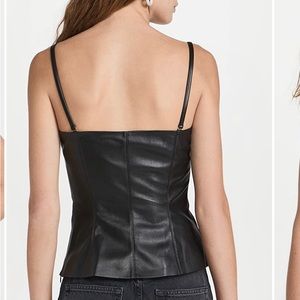 NEW WITH TAGS! Nanushka Leather Bandeau Top